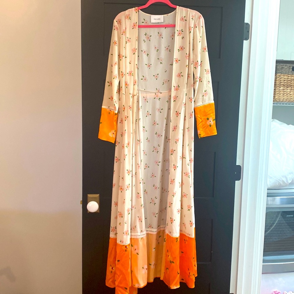 Rare silk robe from Saks